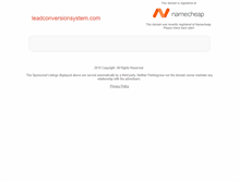 Tablet Screenshot of leadconversionsystem.com